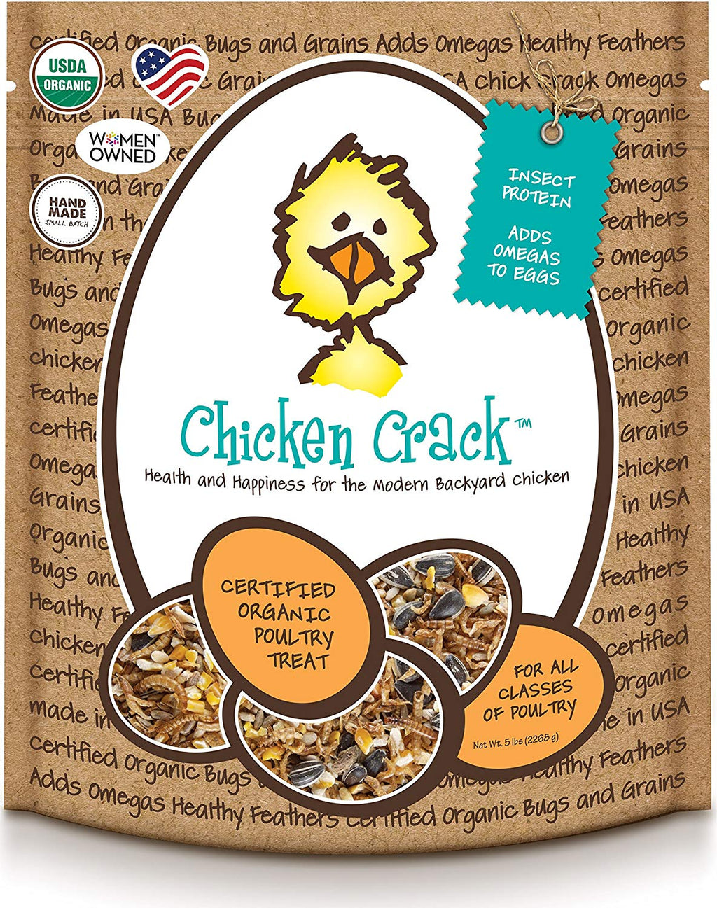 Alimento para pollos orgánicos pollo Crack – Saludable Treat - BESTMASCOTA.COM