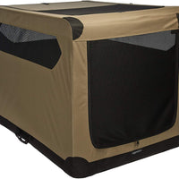 AmazonBasics - Caja plegable para perros con formación de carreras - BESTMASCOTA.COM