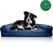 Furhaven Cama para perro | Sofá ortopédico de estilo tradicional con funda extraíble para perros y gatos - Disponible en varios colores y estilos - BESTMASCOTA.COM