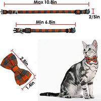 Collar de gato con lazo y campana para gato, ajustable, para mascotas y gatos. - BESTMASCOTA.COM