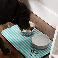 Tapete DII Dry Bone, tapete seco e microfibra para alimentos, agua, alimento, ultraabsorbente y se puede lavar a máquina, de microfibra, para perros y gatos pequeños, medianos, grandes - BESTMASCOTA.COM
