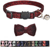 M-YOUNG Collar para gato con campana y pajarita, collares de seguridad ajustables para cachorro de gatito (6.7 in a 10,8 pulgadas) - BESTMASCOTA.COM