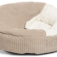Cama acogedora Best Friends by Sheri, cama de lujo para perros y gatos con cobija, cálida y segura. Brinda apoyo para la cabeza, el cuello y las articulaciones, lavable a máquina, parte inferior resistente al agua - BESTMASCOTA.COM