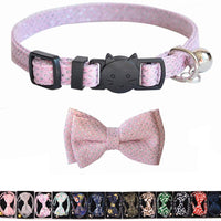 M-YOUNG Collar para gato con campana y pajarita, collares de seguridad ajustables para cachorro de gatito (6.7 in a 10,8 pulgadas) - BESTMASCOTA.COM