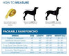 Poncho para perro de RC transportable; para la lluvia - BESTMASCOTA.COM