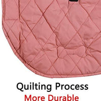 Abrigos reversibles para perros pequeños, impermeables y cálidos de algodón para cachorros para invierno frío, color rojo - BESTMASCOTA.COM