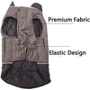 Abrigos reversibles para perros pequeños, impermeables y cálidos de algodón para cachorros para invierno frío, color rojo - BESTMASCOTA.COM
