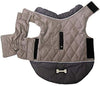 Abrigos reversibles para perros pequeños, impermeables y cálidos de algodón para cachorros para invierno frío, color rojo - BESTMASCOTA.COM