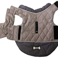 Abrigos reversibles para perros pequeños, impermeables y cálidos de algodón para cachorros para invierno frío, color rojo - BESTMASCOTA.COM