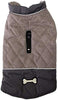 Abrigos reversibles para perros pequeños, impermeables y cálidos de algodón para cachorros para invierno frío, color rojo - BESTMASCOTA.COM