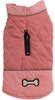 Abrigos reversibles para perros pequeños, impermeables y cálidos de algodón para cachorros para invierno frío, color rojo - BESTMASCOTA.COM