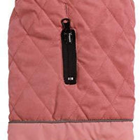 Abrigos reversibles para perros pequeños, impermeables y cálidos de algodón para cachorros para invierno frío, color rojo - BESTMASCOTA.COM