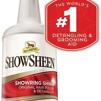Absorbine 32 fl oz Premium Showsheen Showering Shine Original Hair Polish & Detangler, color blanco - BESTMASCOTA.COM