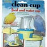 Accesorio para pájaro, taza para agua y comida, de JW Pet Company, S, Amarillo - BESTMASCOTA.COM