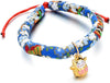 Accesyes - Collar de gato con estampado japonés Chirimen con corbata para gato, mascota, ajustable, talla única - BESTMASCOTA.COM