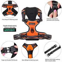 Arnés para perro BARKBAY sin tirones, arnés para perro reflectante con clip frontal y mango de control fácil para caminar, entrenamiento, correr - BESTMASCOTA.COM