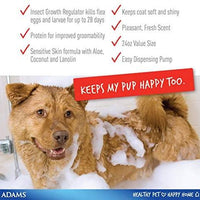 Adams Plus Champú para pulgas y garrapatas con precor, 24 onzas, azul - BESTMASCOTA.COM