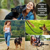 ADITYNA Correa para perro de piel resistente, 6 pies, correa de cuero fuerte y suave para perros extra grandes, grandes y medianos, correa de entrenamiento para perro - BESTMASCOTA.COM