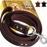 ADITYNA Correa para perro de piel resistente, 6 pies, correa de cuero fuerte y suave para perros extra grandes, grandes y medianos, correa de entrenamiento para perro - BESTMASCOTA.COM