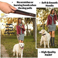ADITYNA Correa para perro de piel resistente, 6 pies, correa de cuero fuerte y suave para perros extra grandes, grandes y medianos, correa de entrenamiento para perro - BESTMASCOTA.COM
