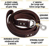 ADITYNA Correa para perro de piel resistente, 6 pies, correa de cuero fuerte y suave para perros extra grandes, grandes y medianos, correa de entrenamiento para perro - BESTMASCOTA.COM