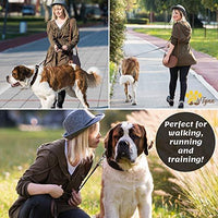 ADITYNA Correa para perro de piel resistente, 6 pies, correa de cuero fuerte y suave para perros extra grandes, grandes y medianos, correa de entrenamiento para perro - BESTMASCOTA.COM