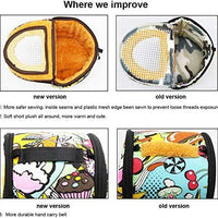 ADOGGYGO - Bolsa de transporte para hámster de bebé con correa, transpirable, portátil, para hámster, cobaya, erizo, ardilla, ratones, ratas, azúcar - BESTMASCOTA.COM