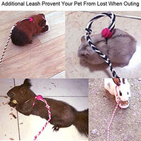 ADOGGYGO - Bolsa de transporte para hámster de bebé con correa, transpirable, portátil, para hámster, cobaya, erizo, ardilla, ratones, ratas, azúcar - BESTMASCOTA.COM