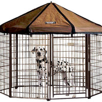 Advant perreras de lujo  con puerta de acceso Pet Gazebo - BESTMASCOTA.COM
