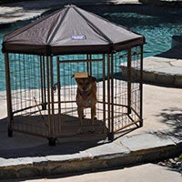 Advant perreras de lujo  con puerta de acceso Pet Gazebo - BESTMASCOTA.COM