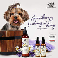 Aerosol refrescante y brilloso de aromaterapia para mascotas, aerosol para aseo de perros, perfume canino, colonia de perro y eliminador de olor para perro - BESTMASCOTA.COM