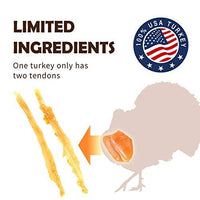 AFreschi - Trémbolo de pavo para perros, premium, totalmente natural, hipoalergénico, de larga duración, fácil de digerir, alternativa al cuero crudo, Ingrediente procedente de Estados Unidos, (grande) - BESTMASCOTA.COM