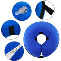 AhlsenL - Cono inflable y cómodo para perros, gatos, collar de recuperación suave para mascotas después de la cirugía, evita que los perros muerdan y rasquen - BESTMASCOTA.COM