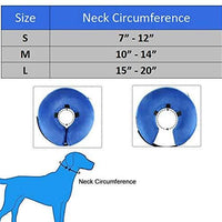 AhlsenL - Cono inflable y cómodo para perros, gatos, collar de recuperación suave para mascotas después de la cirugía, evita que los perros muerdan y rasquen - BESTMASCOTA.COM