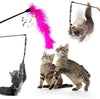 Ailuki - Juego de juguetes para gatos, 26 piezas, varios juguetes, incluye túnel de 2 vías, plumas de gato, pez de gato, ratón, pelotas de colores y campanas para gato, cachorro, gatito - BESTMASCOTA.COM