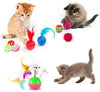 Ailuki - Juego de juguetes para gatos, 26 piezas, varios juguetes, incluye túnel de 2 vías, plumas de gato, pez de gato, ratón, pelotas de colores y campanas para gato, cachorro, gatito - BESTMASCOTA.COM