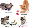 Ailuki - Juego de juguetes para gatos, 26 piezas, varios juguetes, incluye túnel de 2 vías, plumas de gato, pez de gato, ratón, pelotas de colores y campanas para gato, cachorro, gatito - BESTMASCOTA.COM