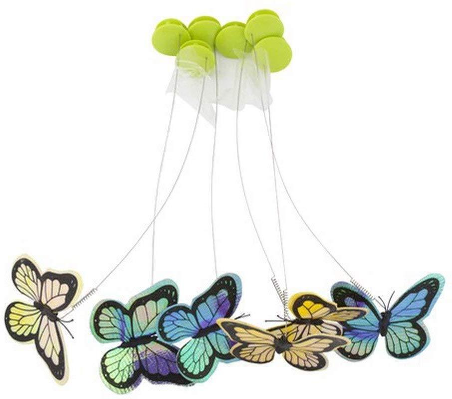 All for Paws Interactive Cat Butterfly Toy with Two Replacement Spinner Butterflies Toy - BESTMASCOTA.COM