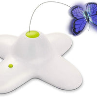 All for Paws Interactive Cat Butterfly Toy with Two Replacement Spinner Butterflies Toy - BESTMASCOTA.COM