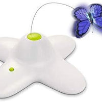 All for Paws Interactive Cat Butterfly Toy with Two Replacement Spinner Butterflies Toy - BESTMASCOTA.COM