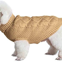 Mihachi – Sudadera para perro, abrigo de invierno, ropa clásica de punto para clima frío - BESTMASCOTA.COM