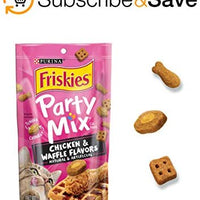 Purina Friskies Party Mix Adult Cat Treats - (6) 6 oz. Pouches - BESTMASCOTA.COM