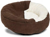 Cama acogedora Best Friends by Sheri, cama de lujo para perros y gatos con cobija, cálida y segura. Brinda apoyo para la cabeza, el cuello y las articulaciones, lavable a máquina, parte inferior resistente al agua - BESTMASCOTA.COM