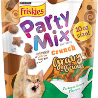 Purina Friskies Party Mix Adult Cat Treats - (4) 10 oz. Pouches - BESTMASCOTA.COM