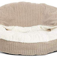 Cama acogedora Best Friends by Sheri, cama de lujo para perros y gatos con cobija, cálida y segura. Brinda apoyo para la cabeza, el cuello y las articulaciones, lavable a máquina, parte inferior resistente al agua - BESTMASCOTA.COM