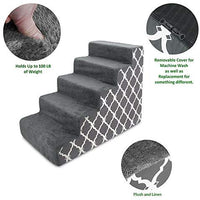 Los mejores suministros para mascotas fabricados en Estados Unidos escalones/escaleras para mascotas con espuma certificada CertiPUR-US para perros y gatos - BESTMASCOTA.COM