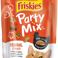 Purina Friskies Party Mix Adult Cat Treats - (4) 10 oz. Pouches - BESTMASCOTA.COM