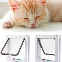 Puerta de mascota para gatos, puertas de gato para puertas interiores y puertas exteriores, 3 tamaños de opciones - BESTMASCOTA.COM