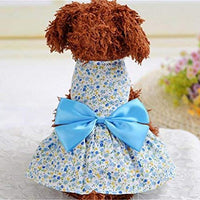 Petroom - Vestido de perro para cachorro, diseño de princesa floral para perros pequeños, gatos para verano - BESTMASCOTA.COM