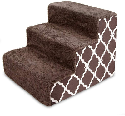 Los mejores suministros para mascotas fabricados en Estados Unidos escalones/escaleras para mascotas con espuma certificada CertiPUR-US para perros y gatos - BESTMASCOTA.COM